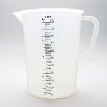 JARRA MEDIDORA PLASTICO 1 L AEXPERIAL 1 UN