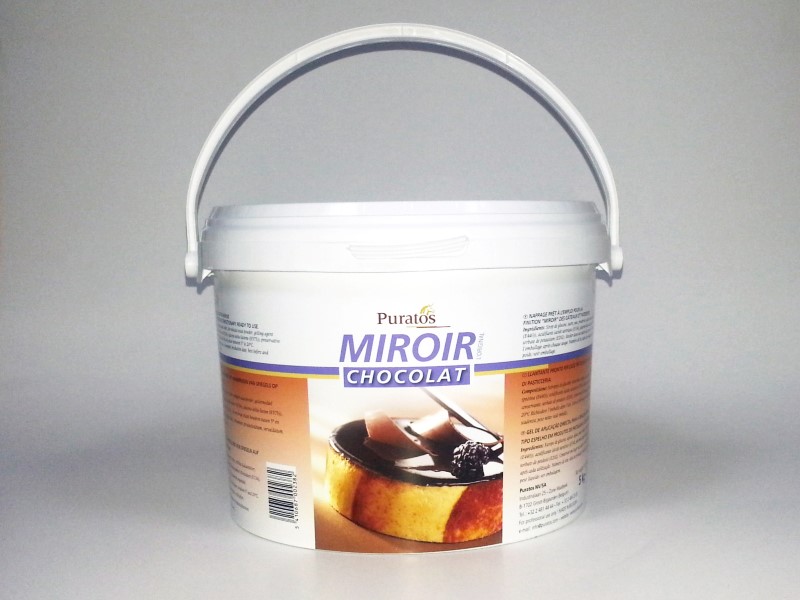 MIROIR PLUS CHOCOLAT NOIR T 500 PURATOS  1 KG.