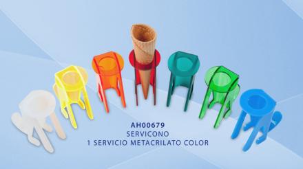 SERVICONOS 1 SERVIVICIO METACRILATO COLO  1 UN