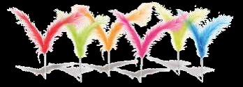 PLUMA 12 cm. COLORES SURTIDOS RUBIE'S 1 CAJA